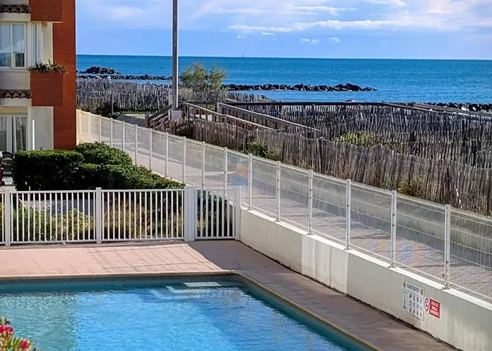 Appartement Vue Mer, Piscine, Wifi, Climatisation, Parking Privé, Terrasse 1ère Ligne - La Coulée Douce *